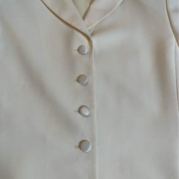 Cream Two piece Exclusively for Dillard’s by Kasper Suit - Picture 4 of 8